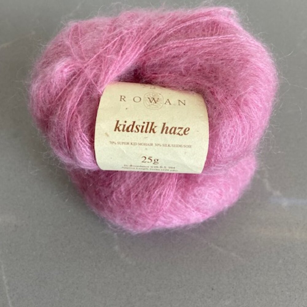 2 Skeins of Rowan Kidsilk Haze Yarn / Pink